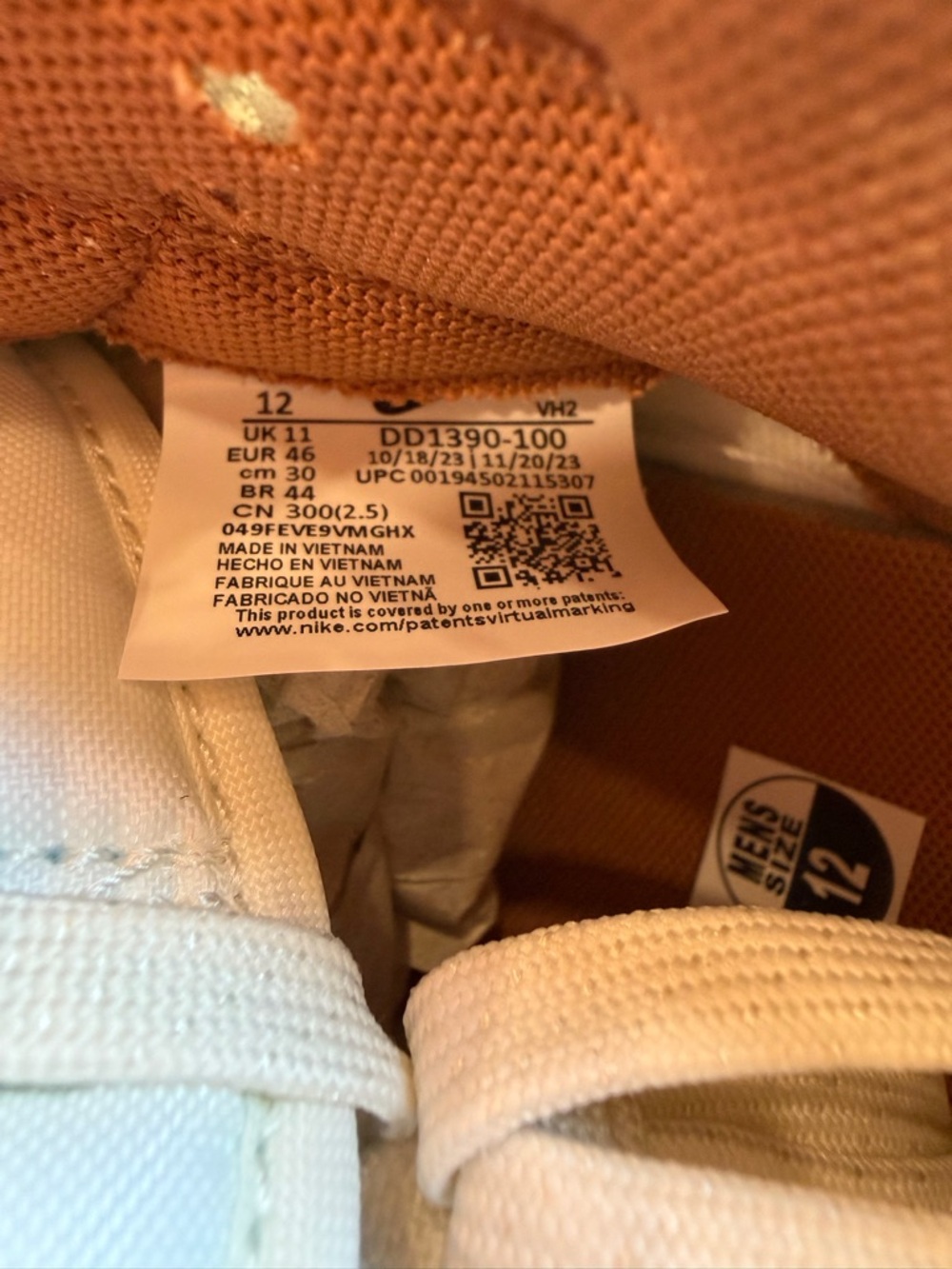 Nike Dunk Low Pro Premium Medium Curry Size 12 - Picture 9 of 11